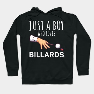 Just a boy who loves billards Hoodie